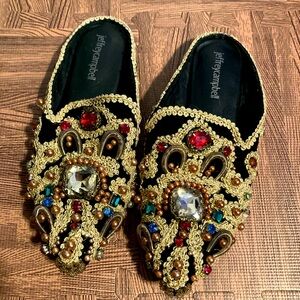 Sarika Embellished Babouche Mule Slides
